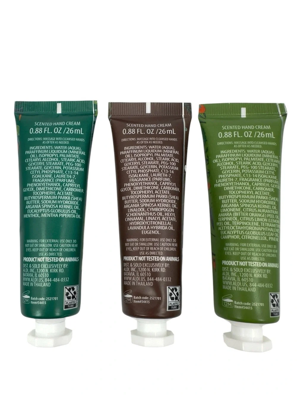 Lacura Moisturizing Hand Cream LOT Peppermint Cedarwood Eucalyptus Sage .88fl oz
